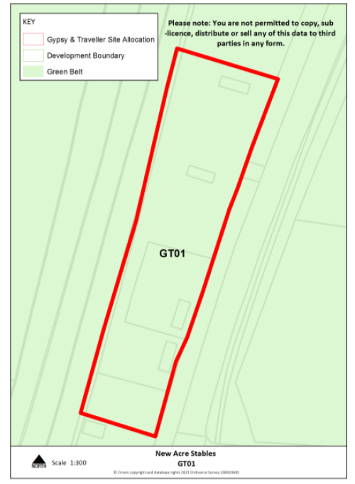 Map of New Acre Stables
