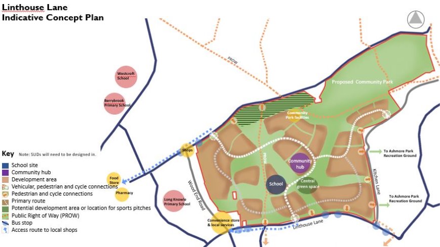 Map - Linthouse Lane Indicative Concept Plan